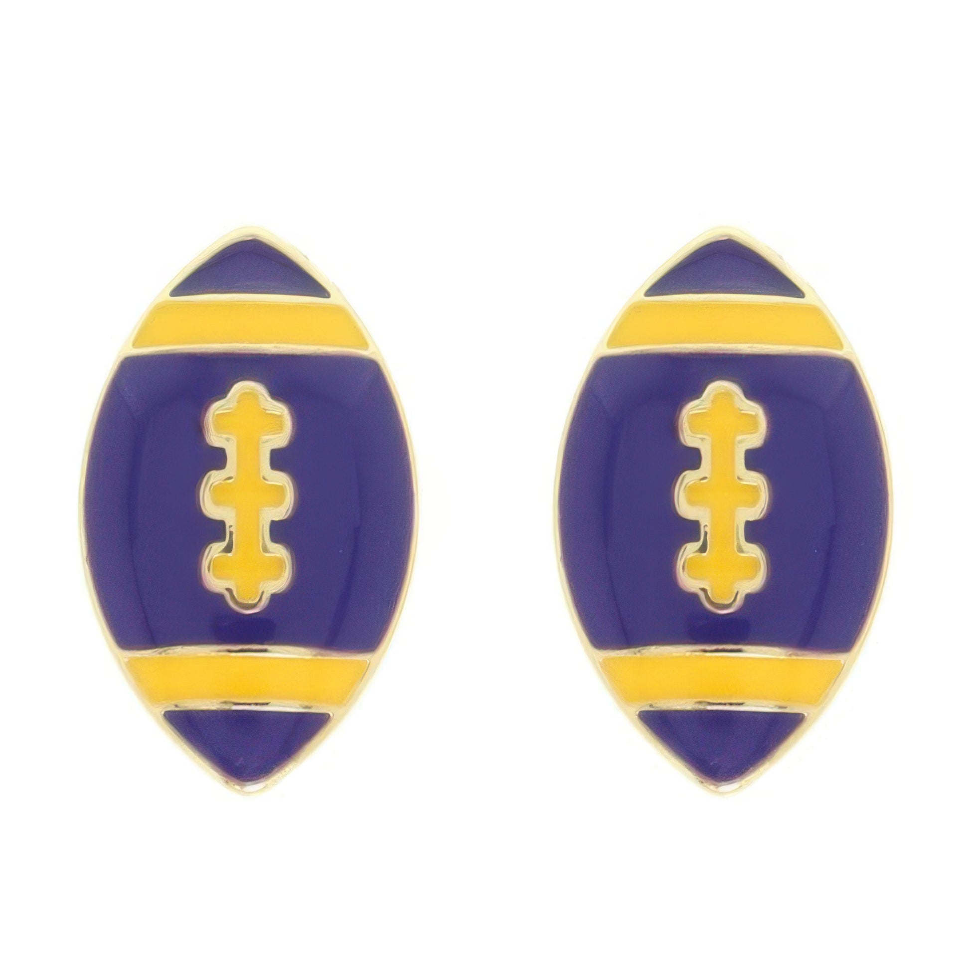 Gameday Football Ball Post Earring