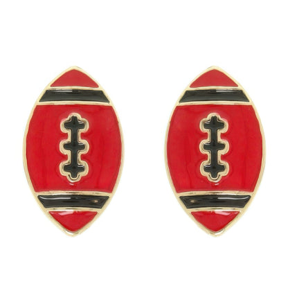 Gameday Football Ball Post Earring