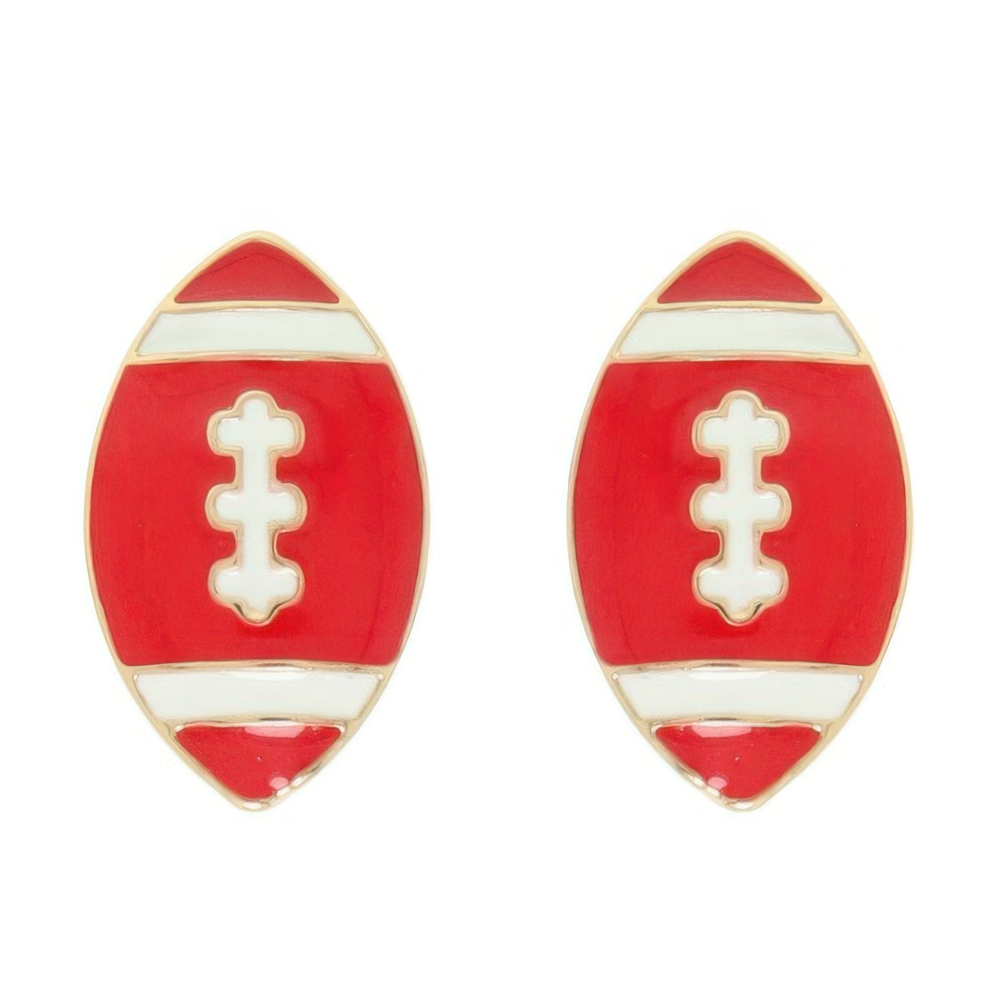 Gameday Football Ball Post Earring