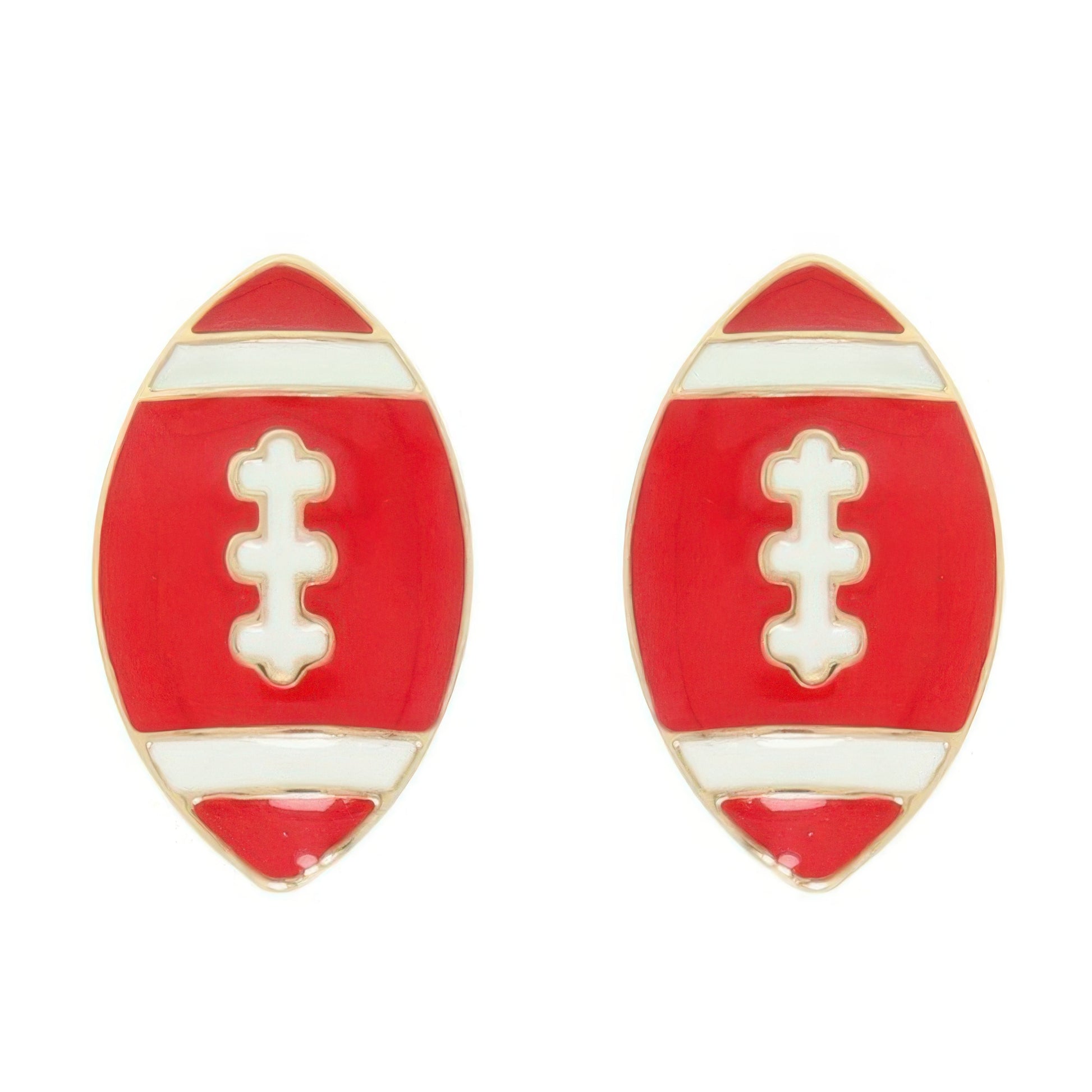 Gameday Football Ball Post Earring