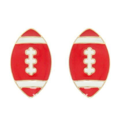 Gameday Football Ball Post Earring