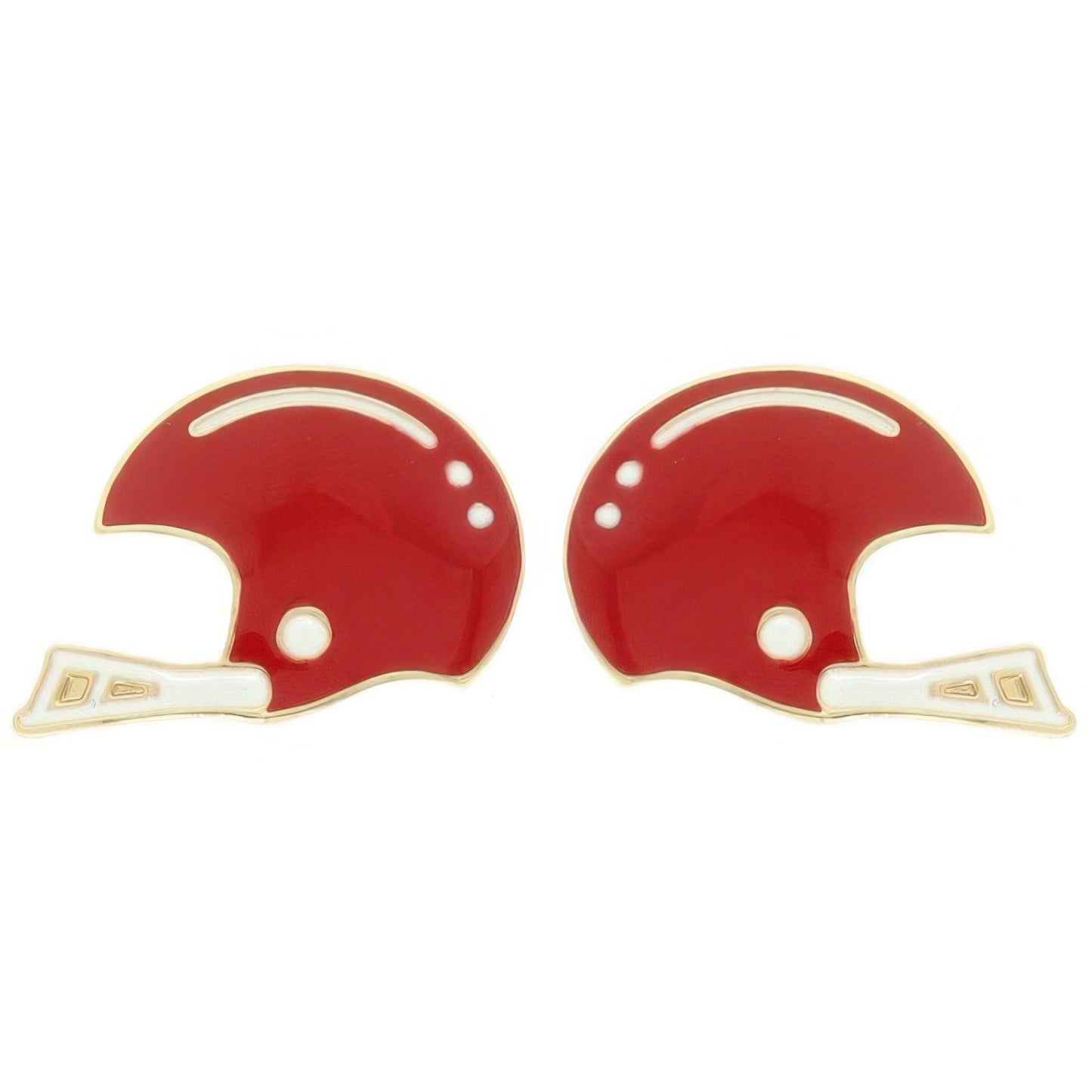 Gameday Football Helmet Stud Earrings