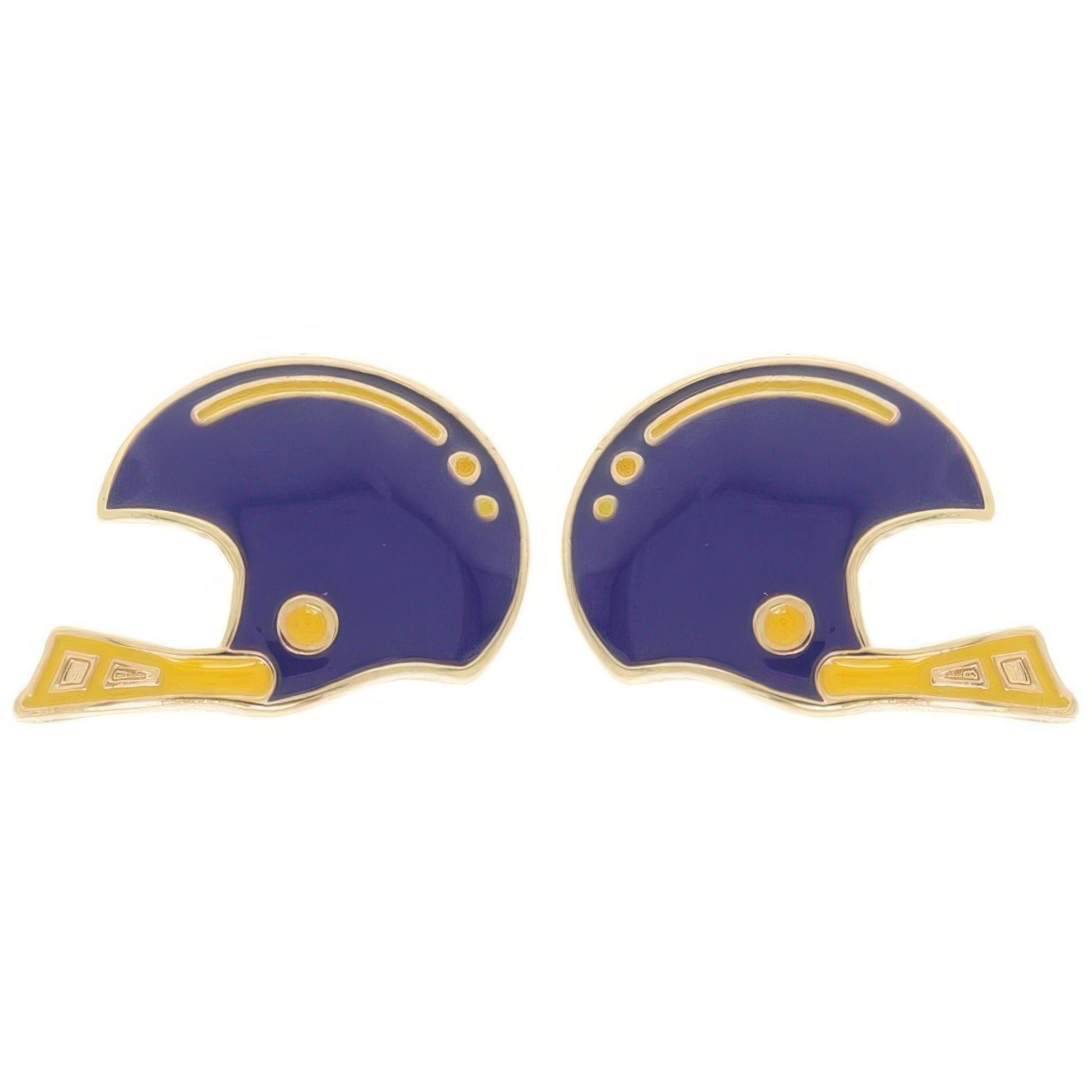 Gameday Football Helmet Stud Earrings