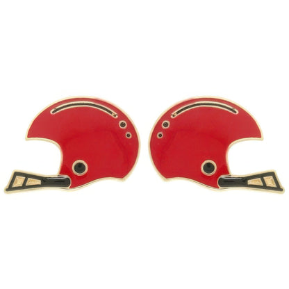 Gameday Football Helmet Stud Earrings