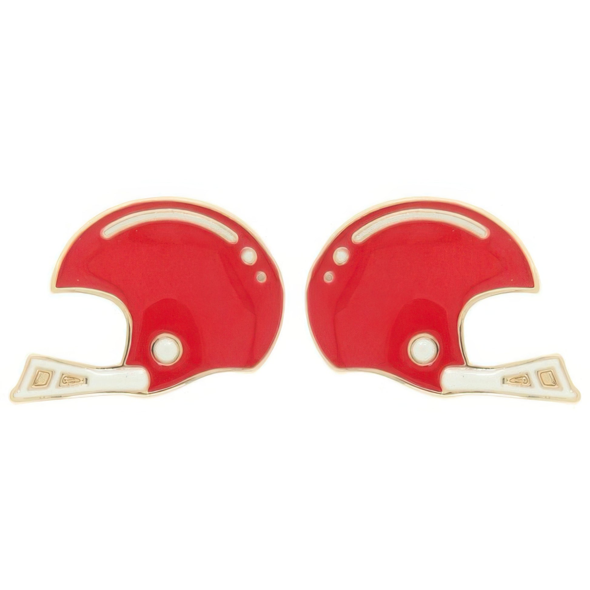 Gameday Football Helmet Stud Earrings