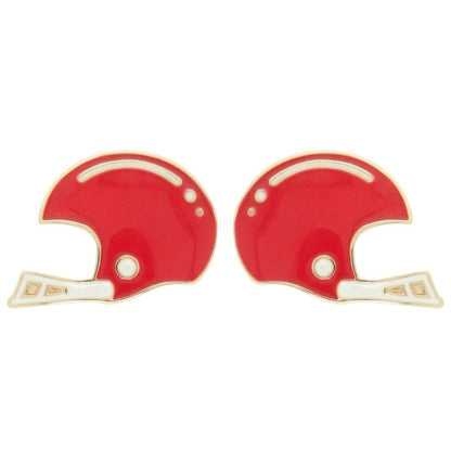 Gameday Football Helmet Stud Earrings