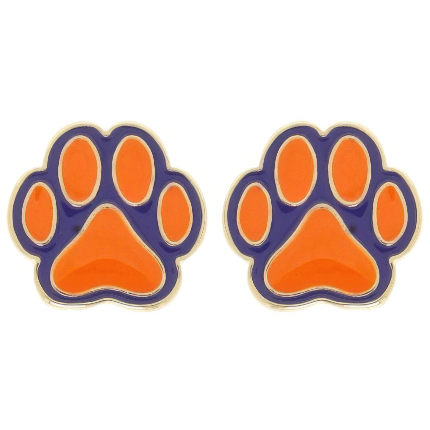 Gameday Paw Stud Earrings