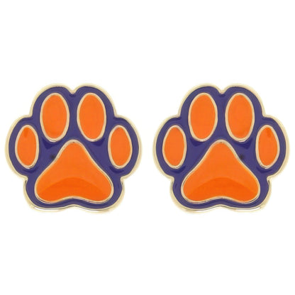 Gameday Paw Stud Earrings