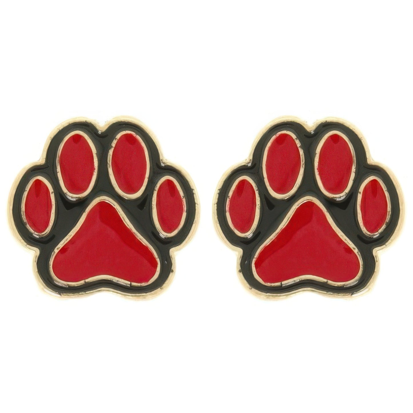 Gameday Paw Stud Earrings