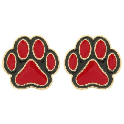 Gameday Paw Stud Earrings