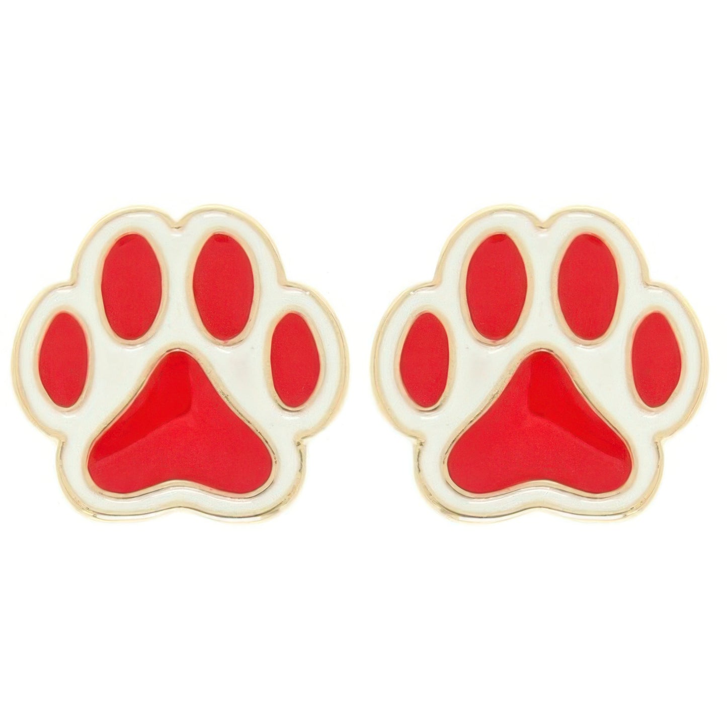 Gameday Paw Stud Earrings
