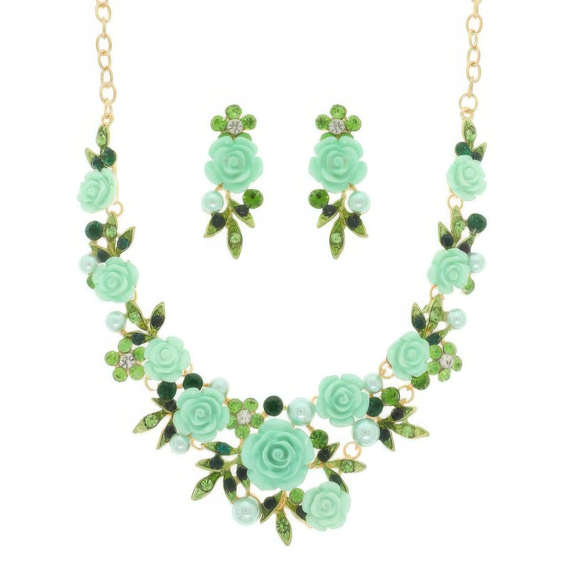 Festoon Theme Necklace Earring Set