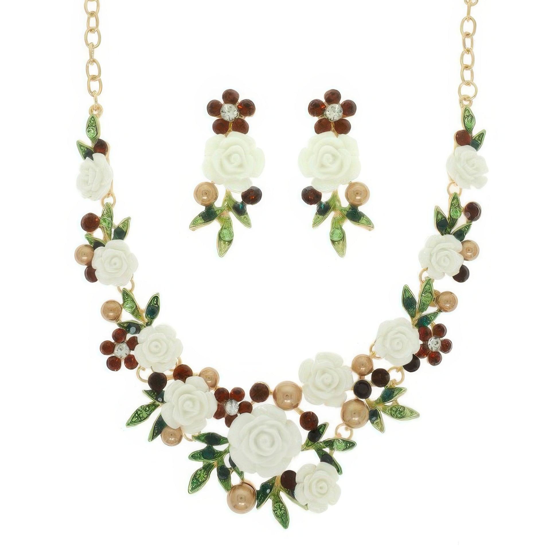 Festoon Theme Necklace Earring Set