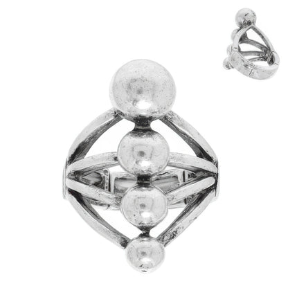 Western Bubble Textured Stretch Ring