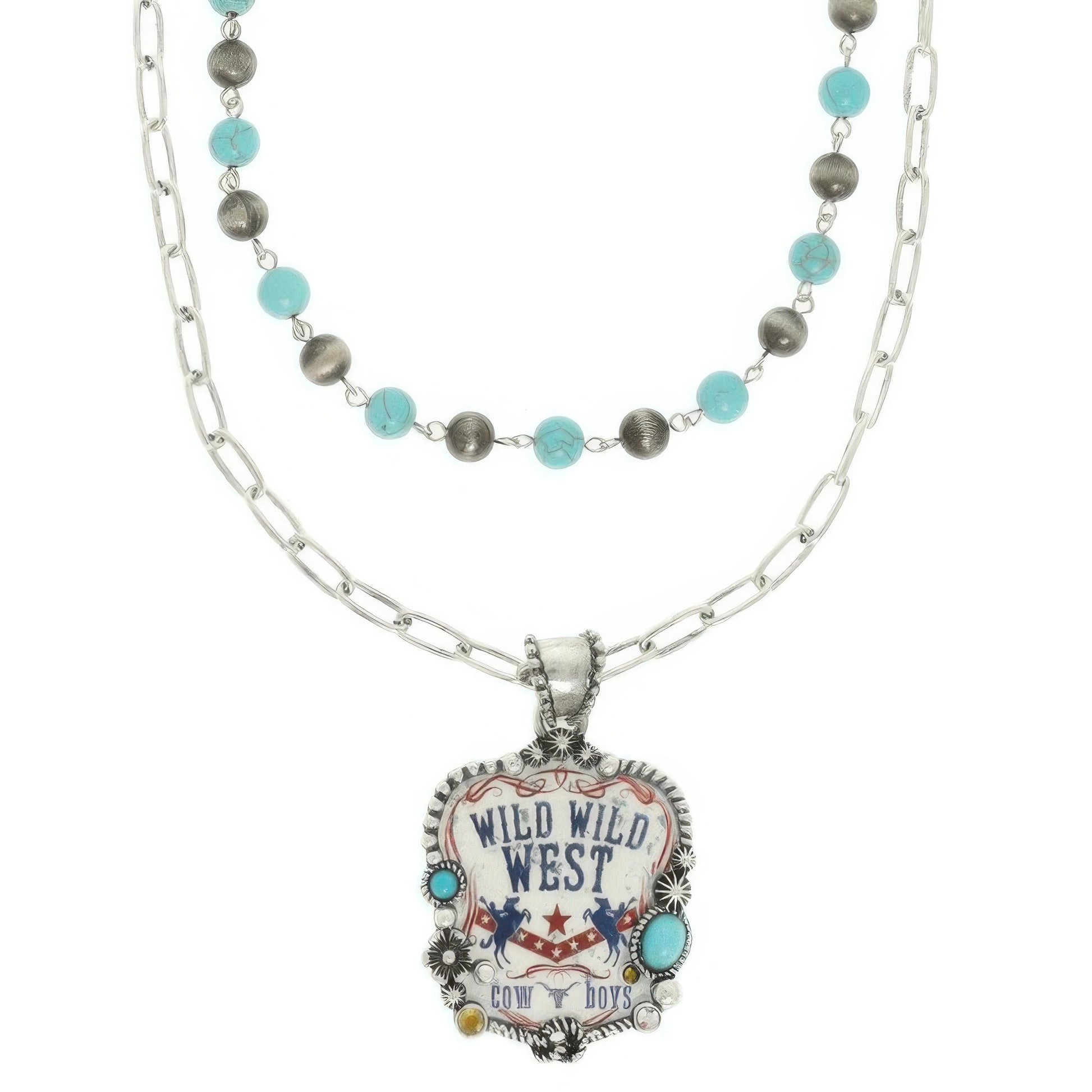 Western Wild West Beaded Necklace