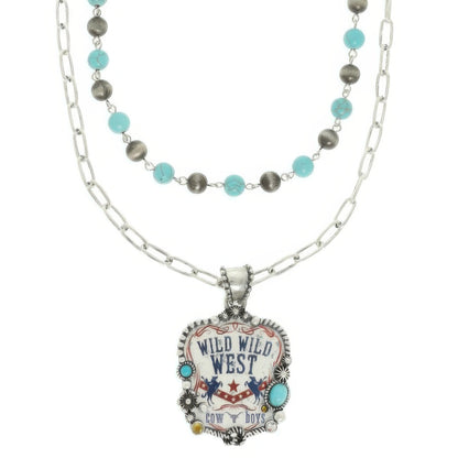 Western Wild West Beaded Necklace
