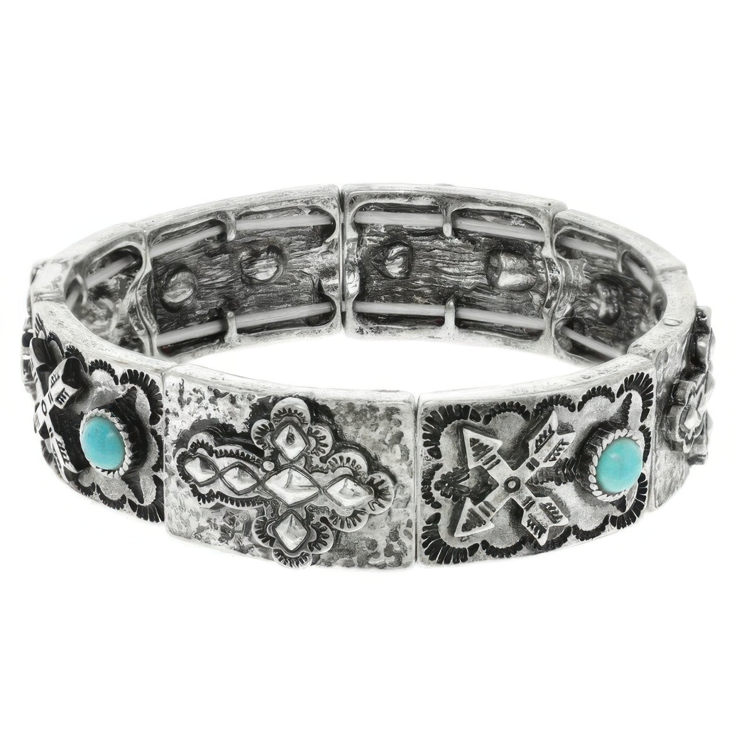 Western Cross Stretch Bracelet