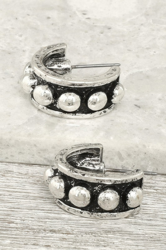 Western Bubble Cuff Earrings