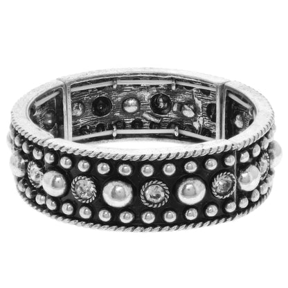 Western Bubble Beaded Cuff Bracelet