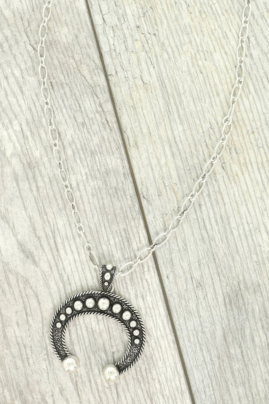 Western Bubble Squash Blossom Pendant Necklace