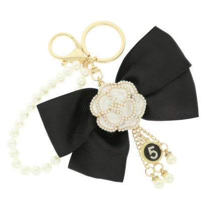 Fashionista Theme Bag Charm Keychain