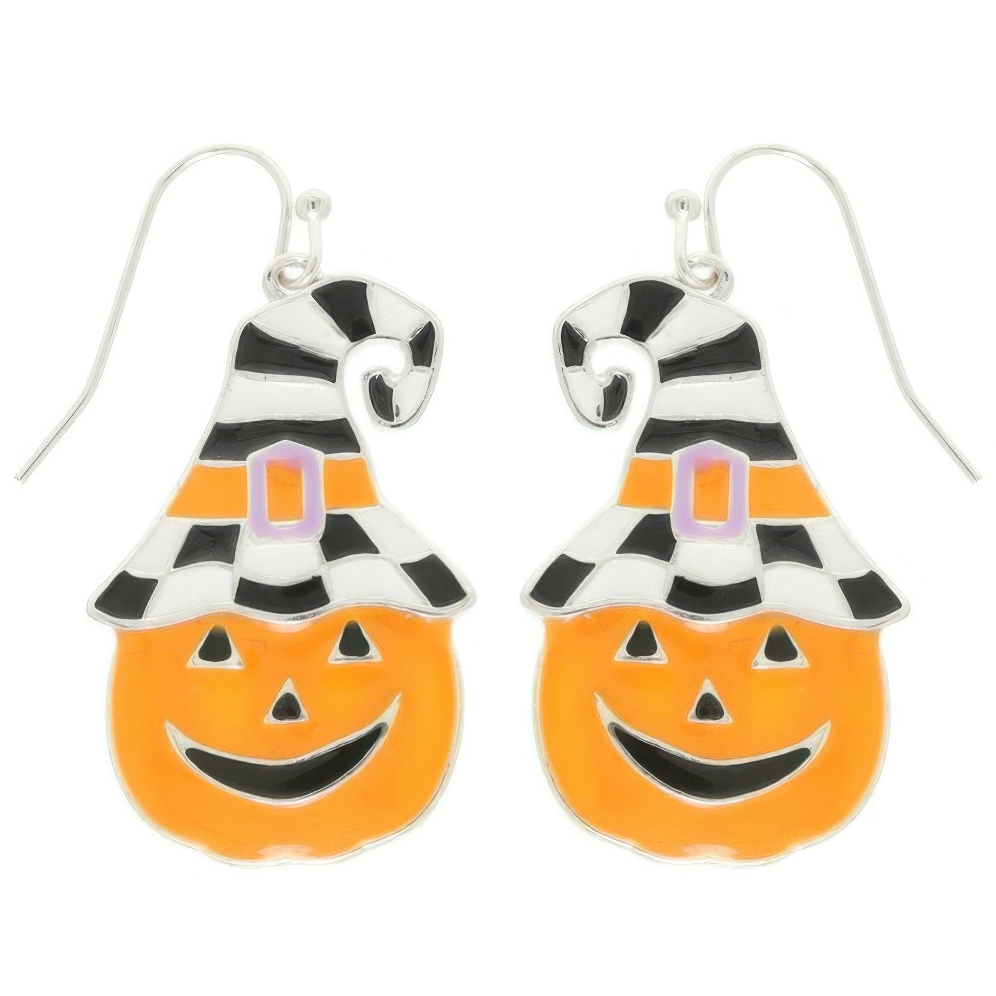 Halloween Jack-o-lantern Pumpkin Earrings