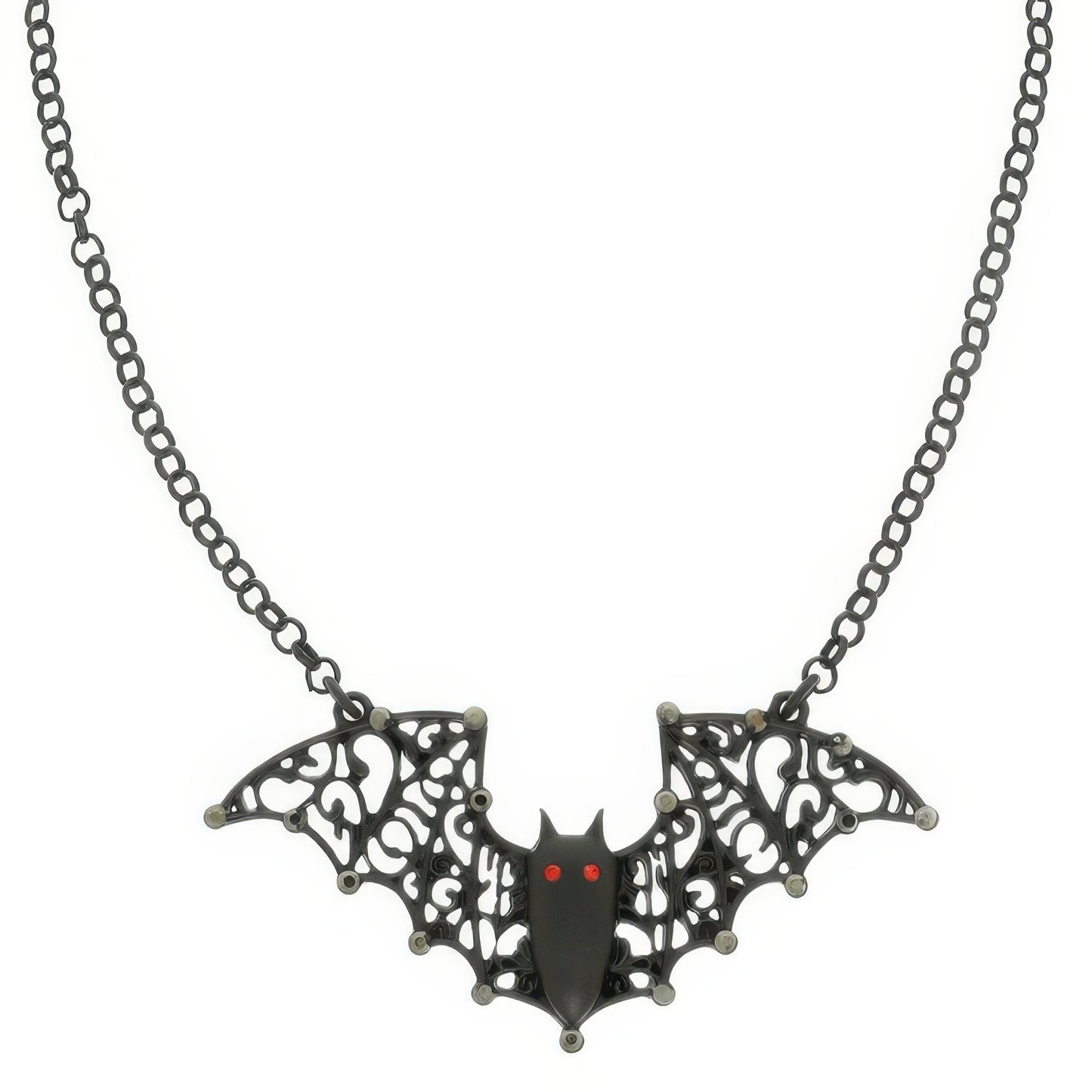 Halloween Bat Pendant Chain Necklace