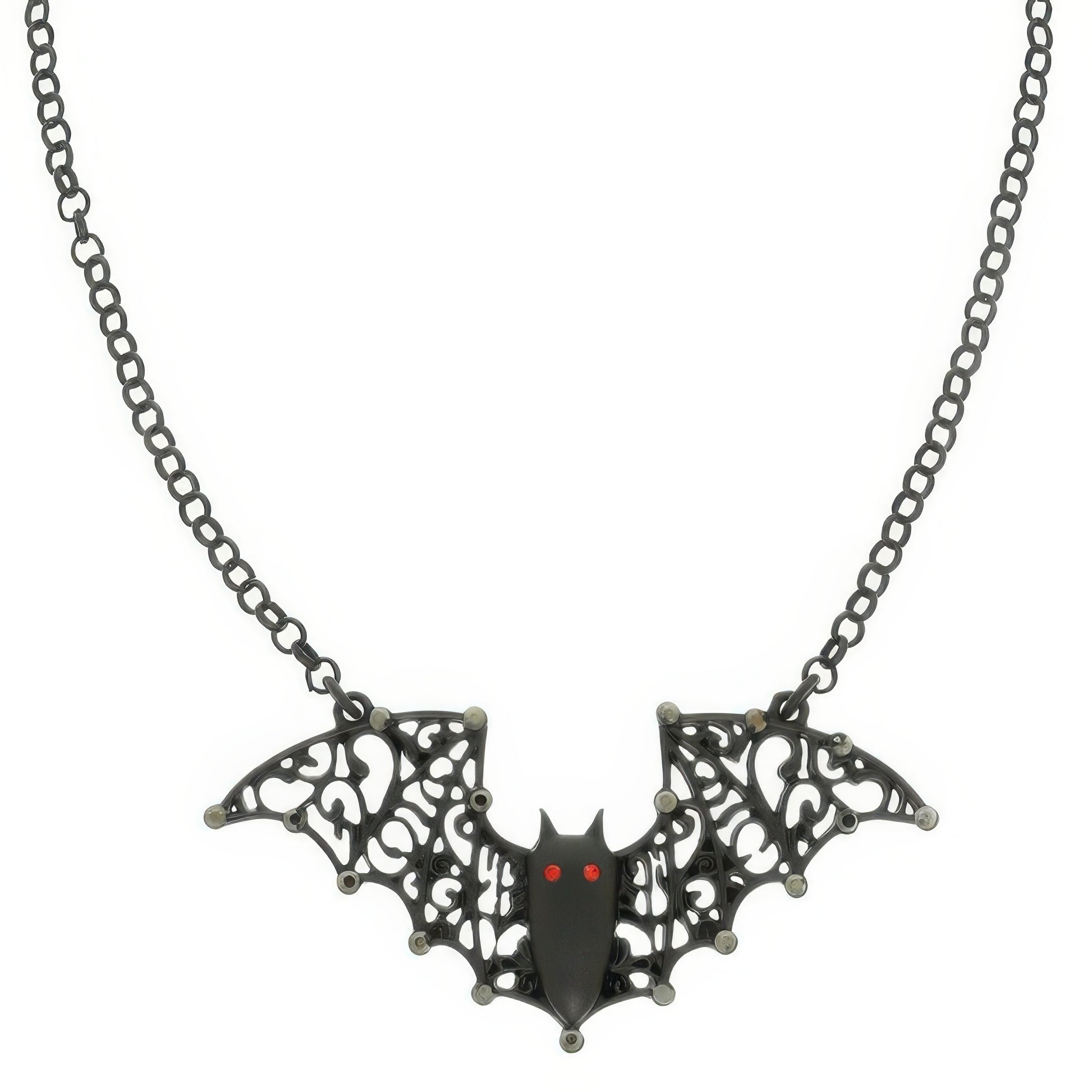 Halloween Bat Pendant Chain Necklace