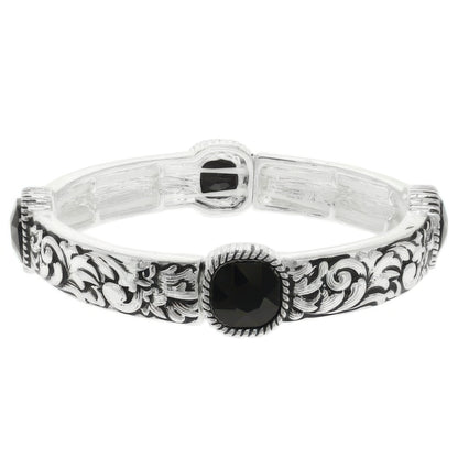 Western Crystal Stretch Bracelet
