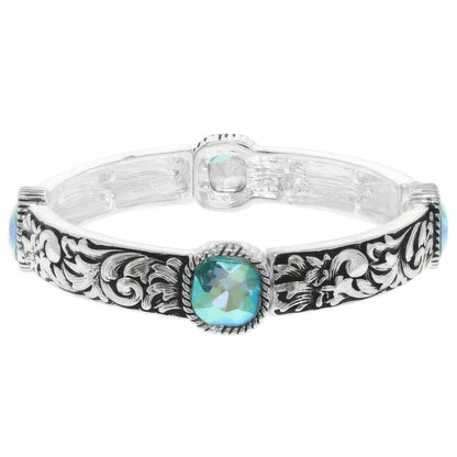 Western Crystal Stretch Bracelet