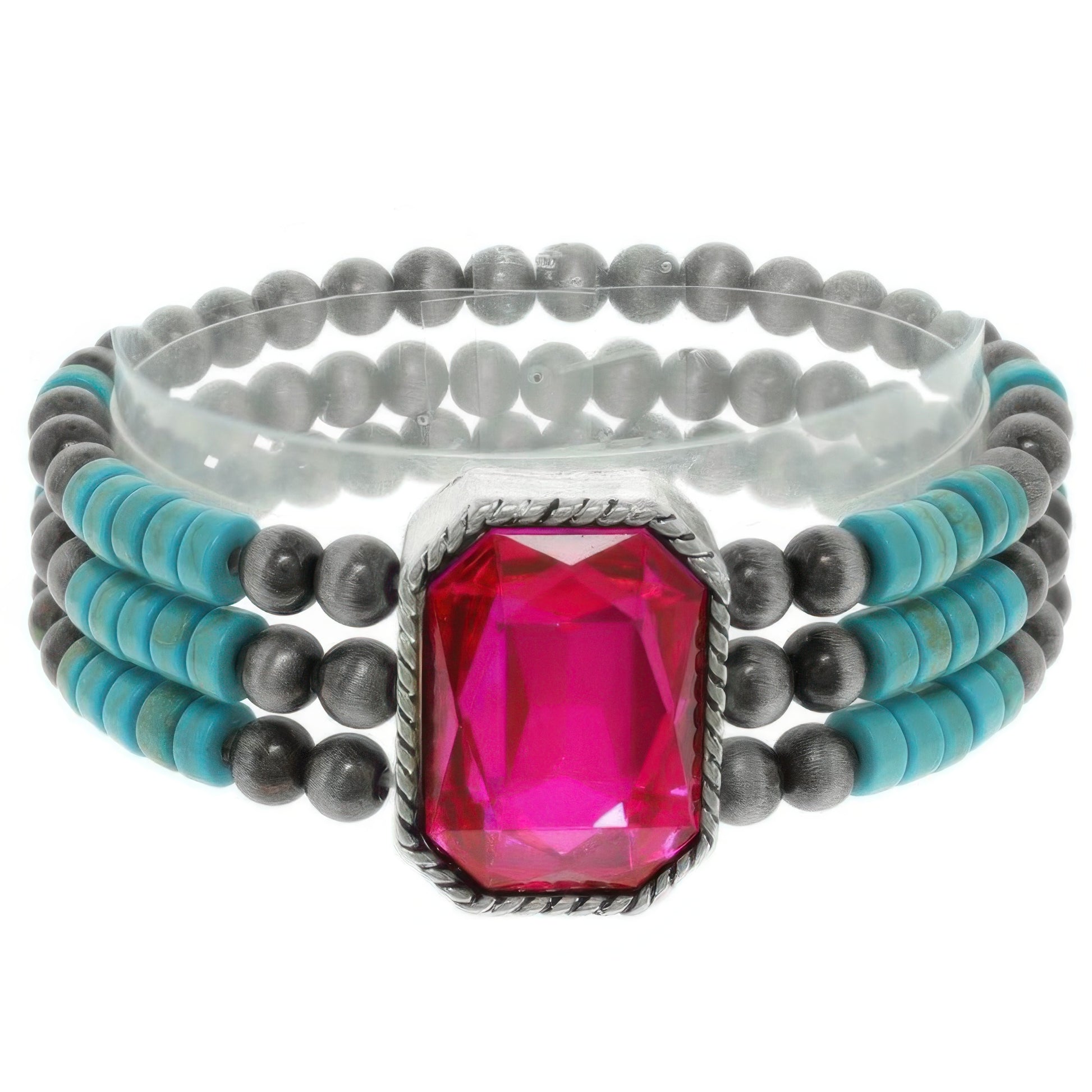 Western Crystal Stretch Bracelet
