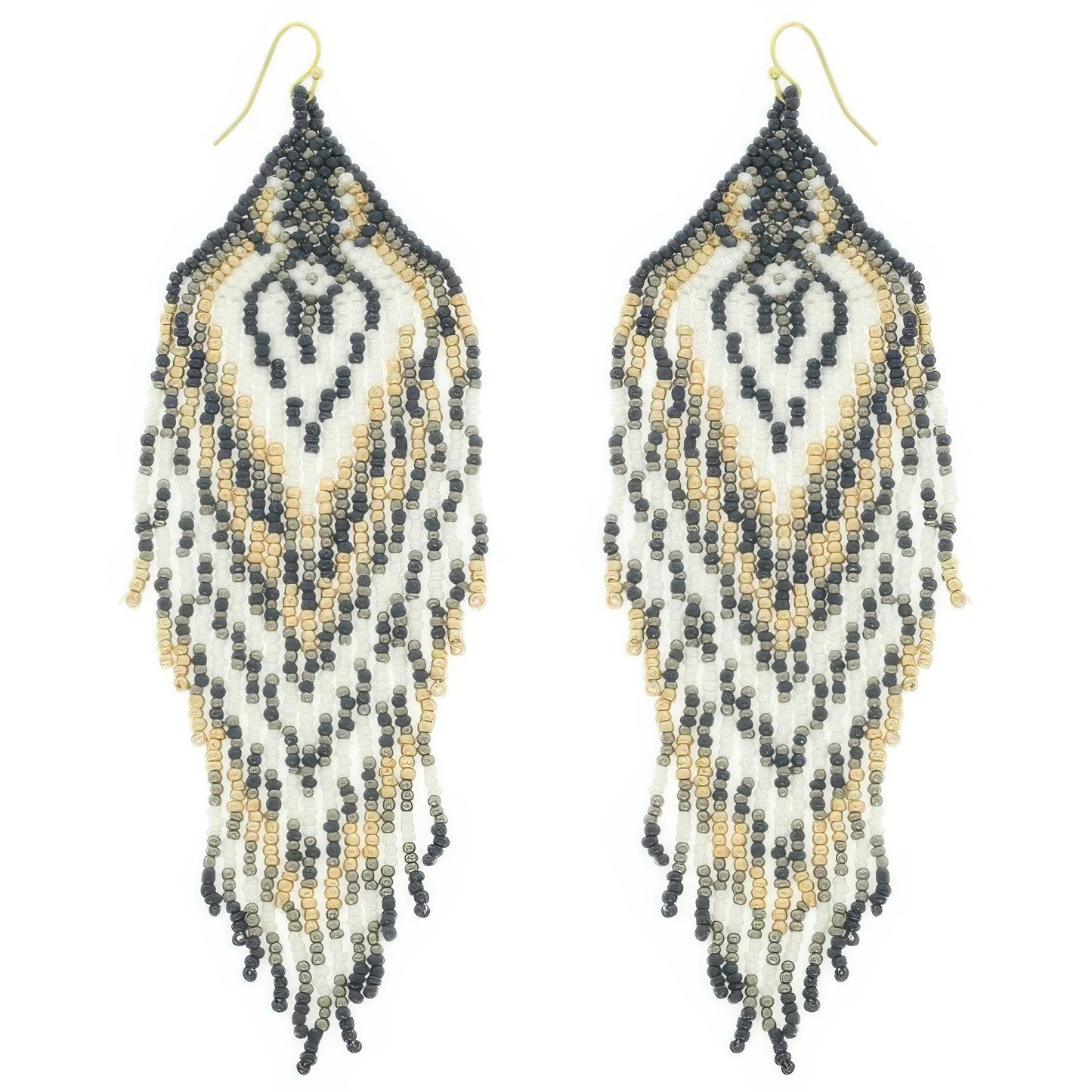 Western Fringe Seed Bead Earrings