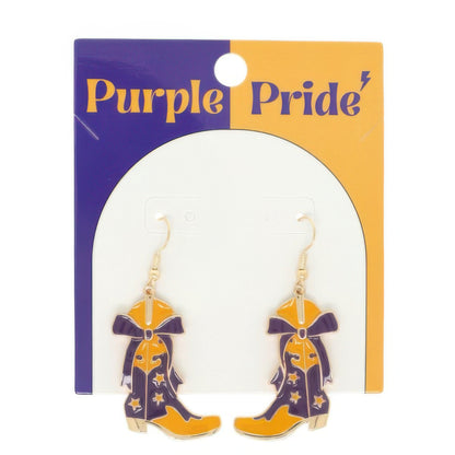 Game Day Cowboy Boots Earrings
