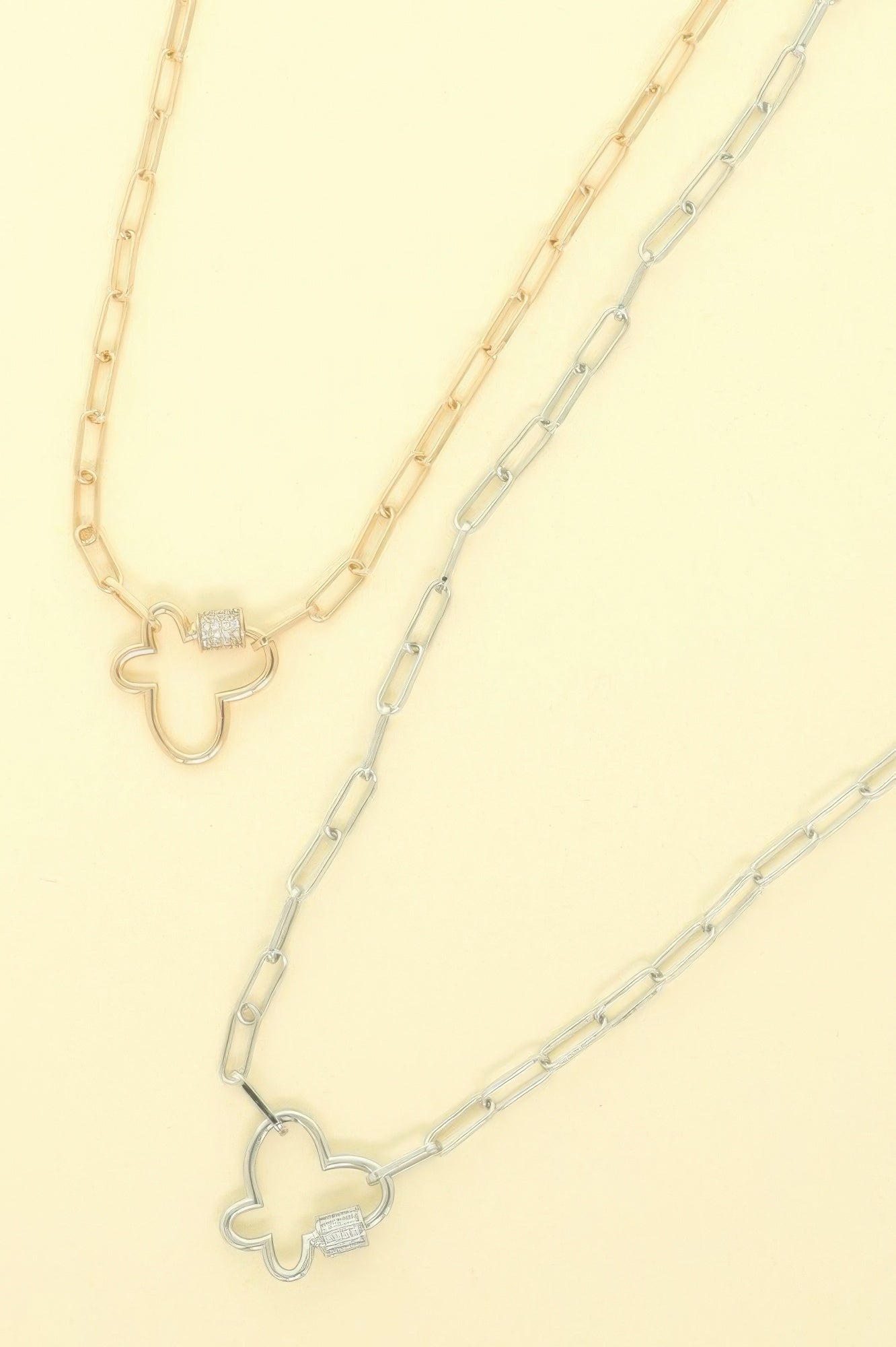 Gold Plated Butterfly Cutout Pendant Necklace