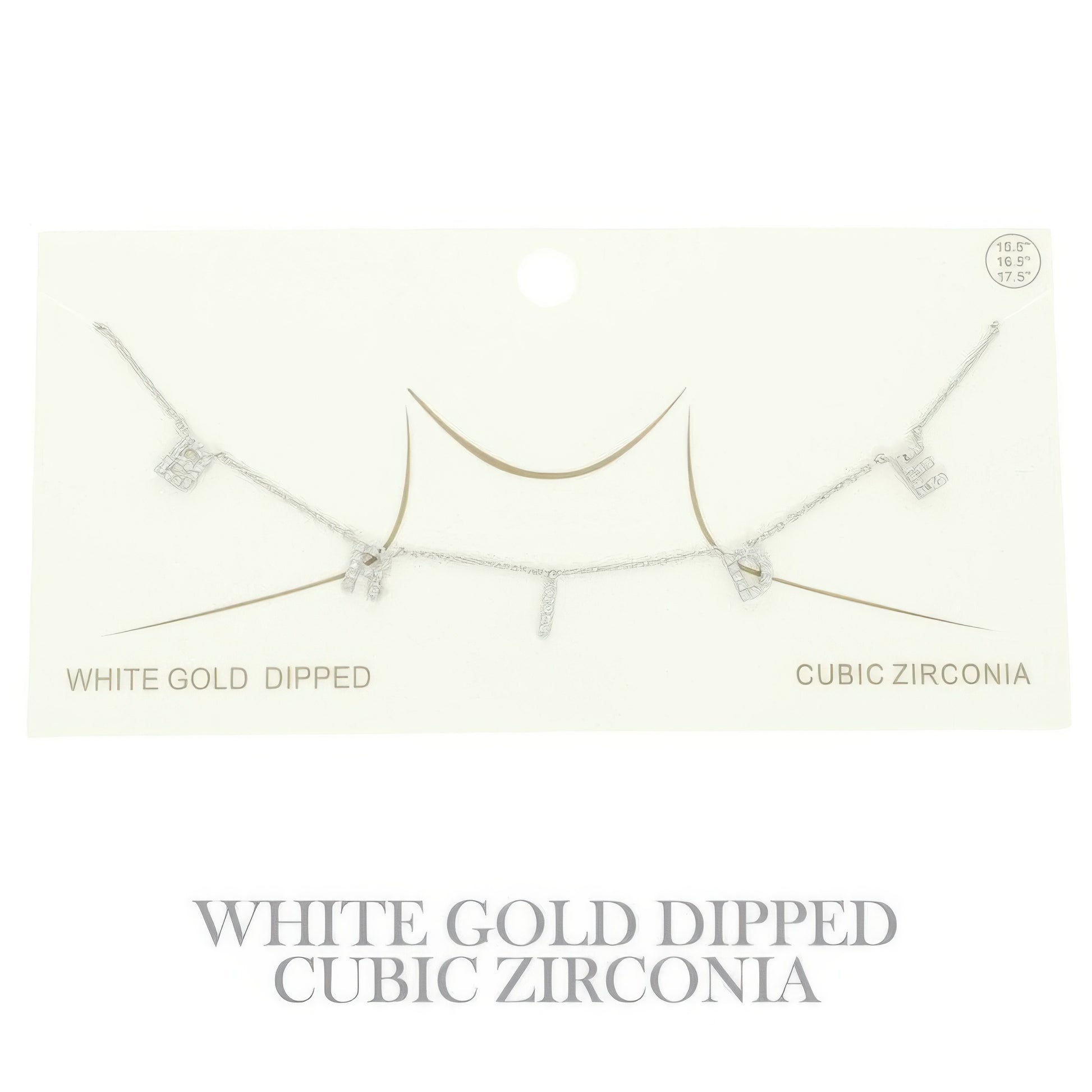 Cz Gold Plated Bride Pendant Necklace