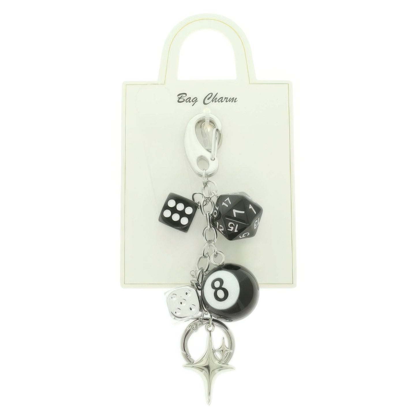 Las Vegas Theme Bag Charm Keychain