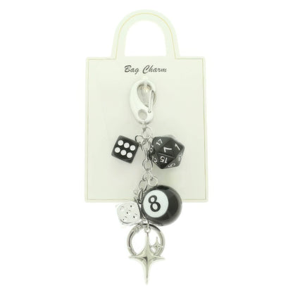 Las Vegas Theme Bag Charm Keychain