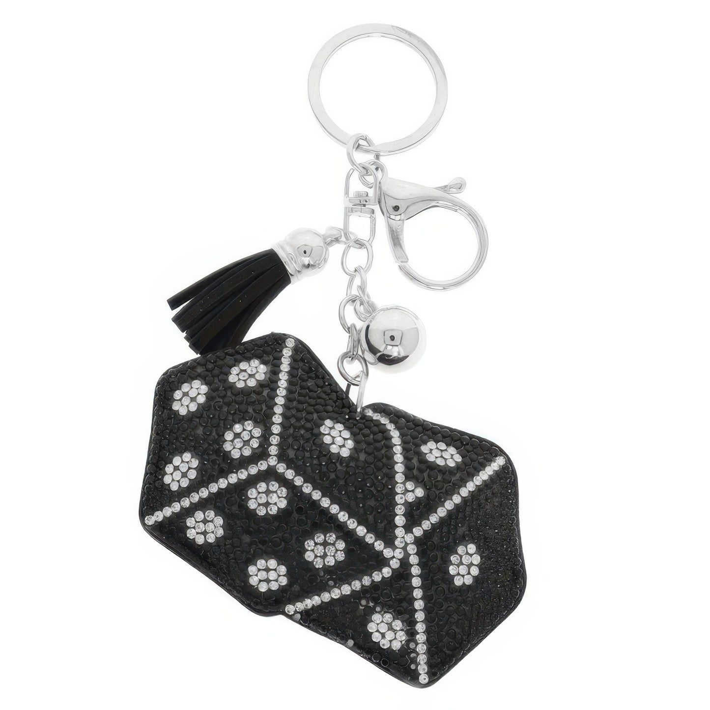 Las Vegas Themed Jeweled Keychain