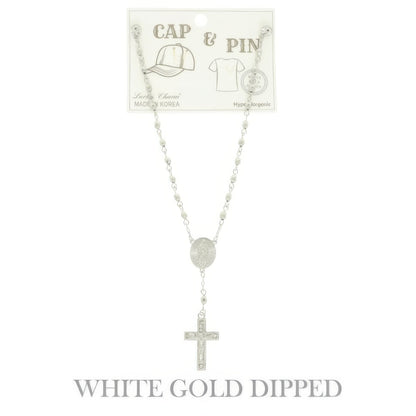 Gold Plated Religious Theme Charm Hat Chain