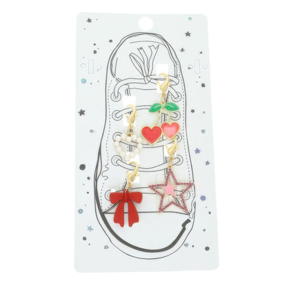 5pc Heart Theme Assorted Charm Set