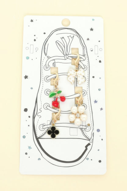 3pc Spring Theme Shoelace Charm Set