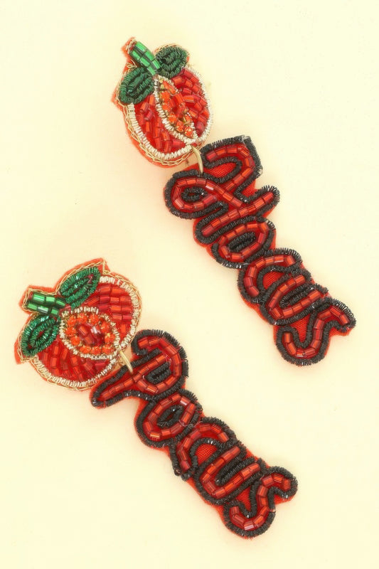 Halloween Hocus Pocus Seed Beaded Earrings
