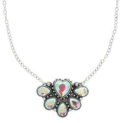 Western Jeweled Pendant Necklace