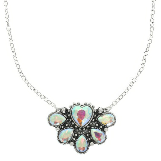Western Jeweled Pendant Necklace