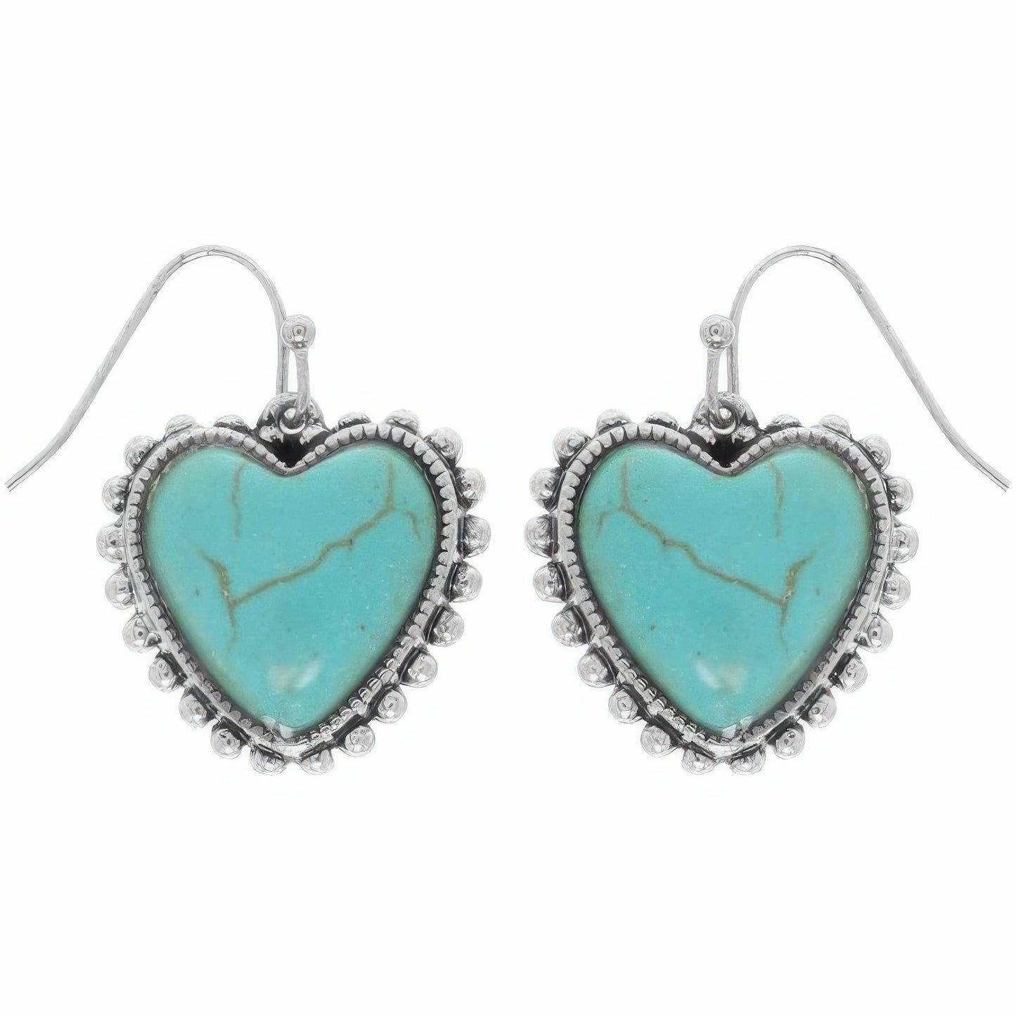 Western Heart Concho Earrings