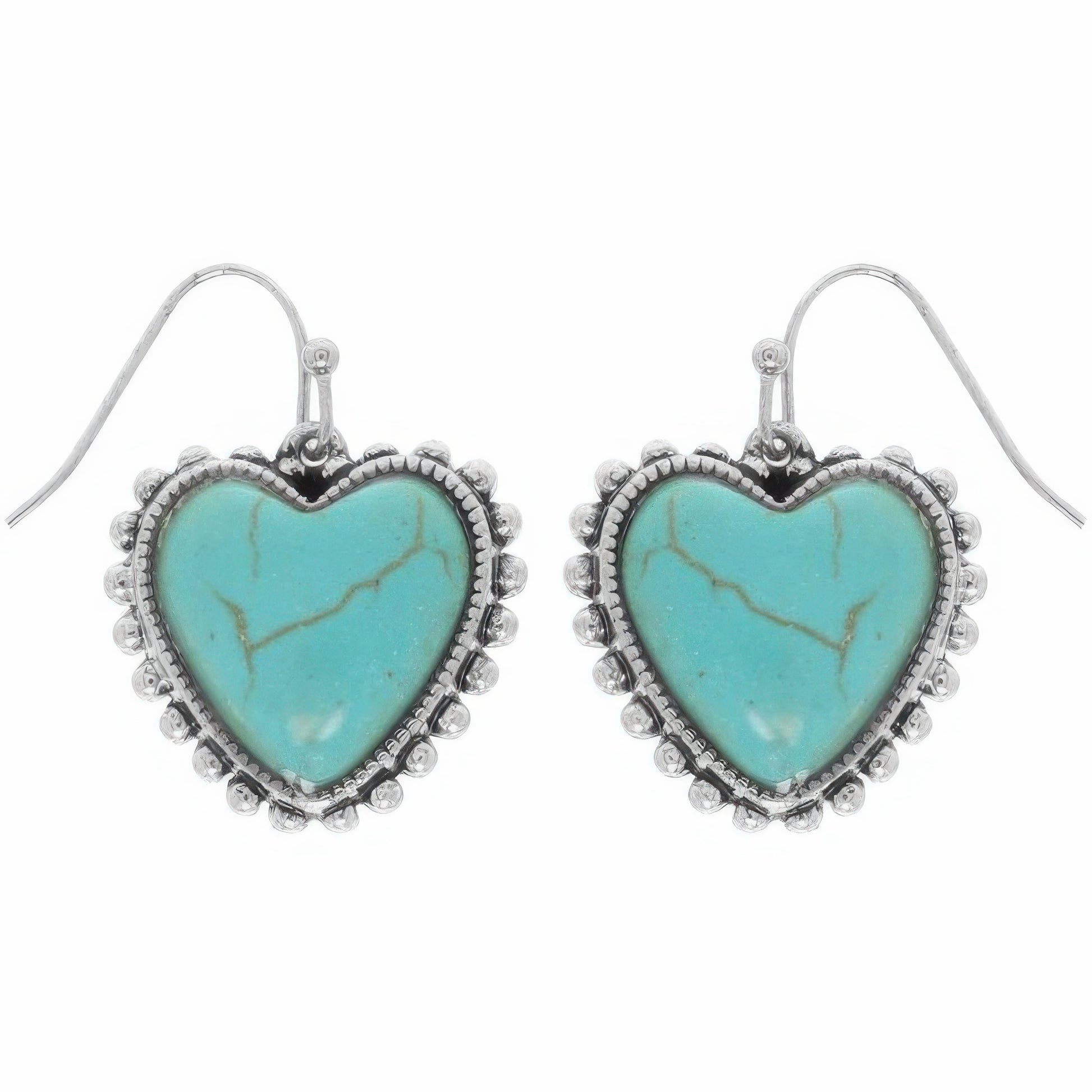 Western Heart Concho Earrings