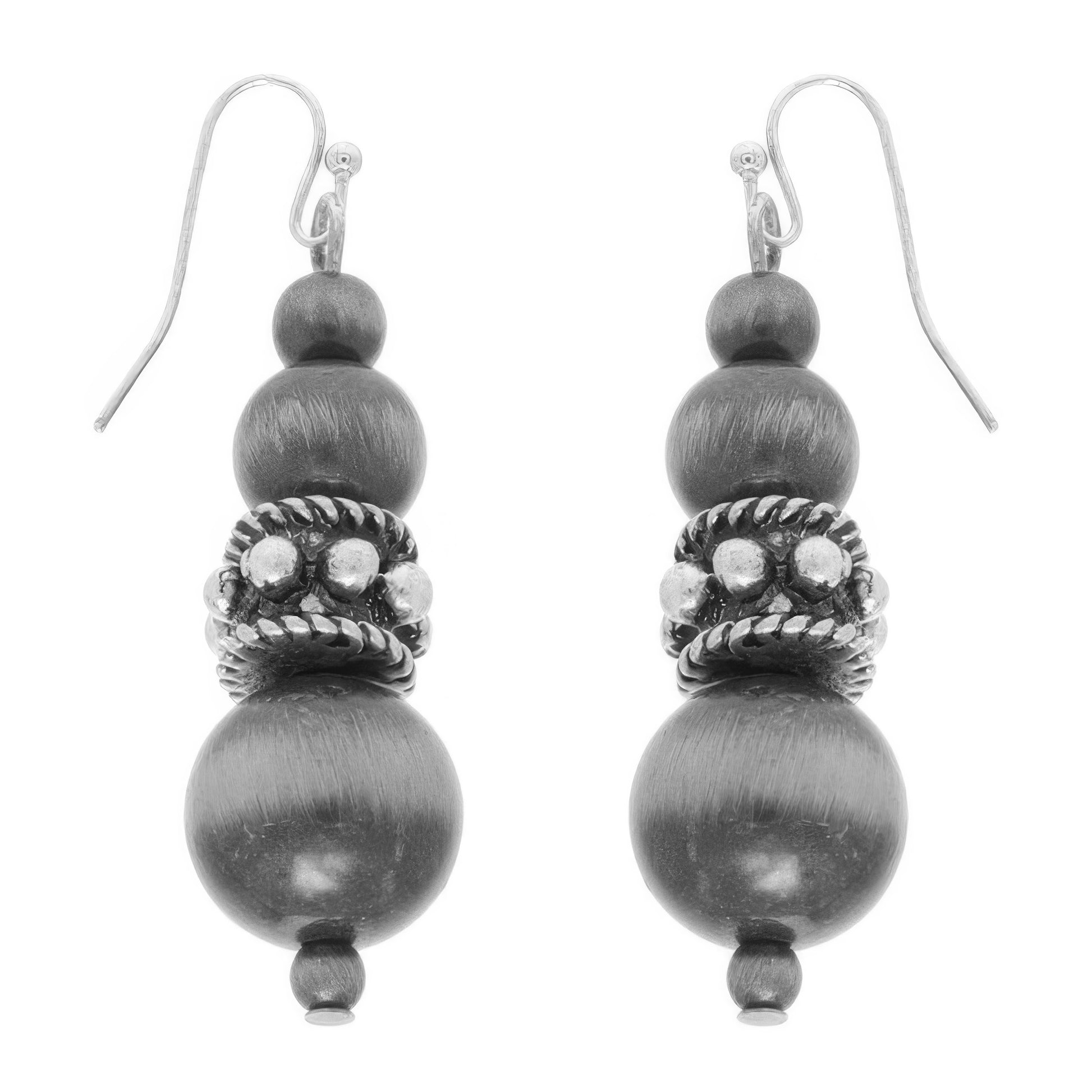 Western Jeweled Beaded Dangle Earrings