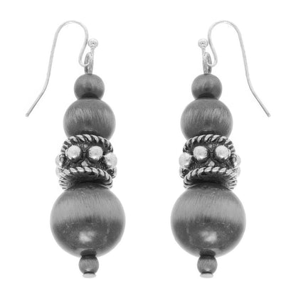 Western Jeweled Beaded Dangle Earrings