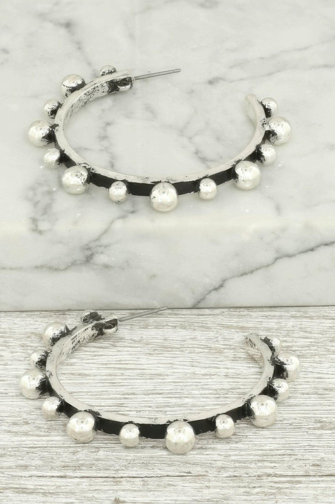 Western Bubble Hoop Earrings