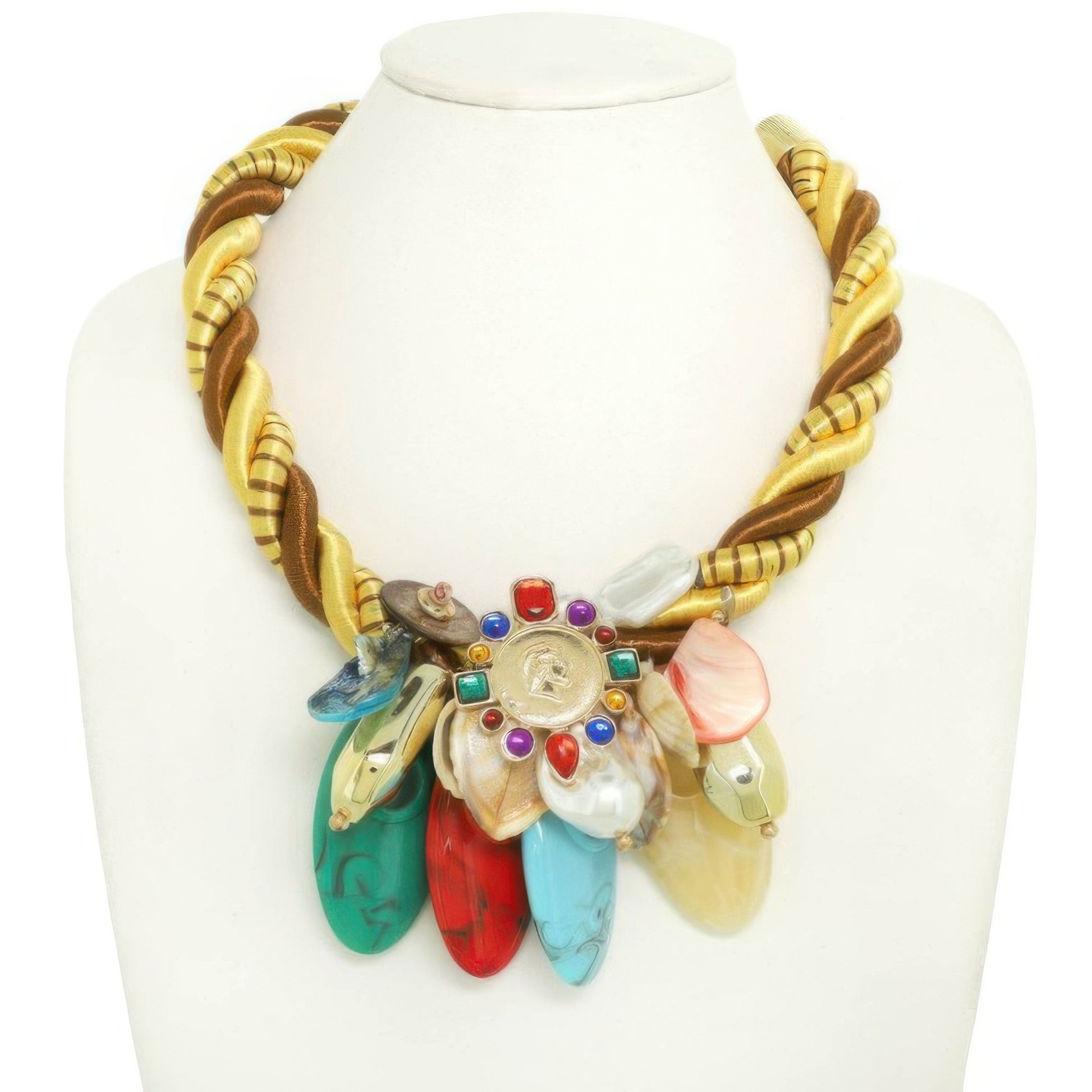 Multi-charm Necklace With Assorted Charms